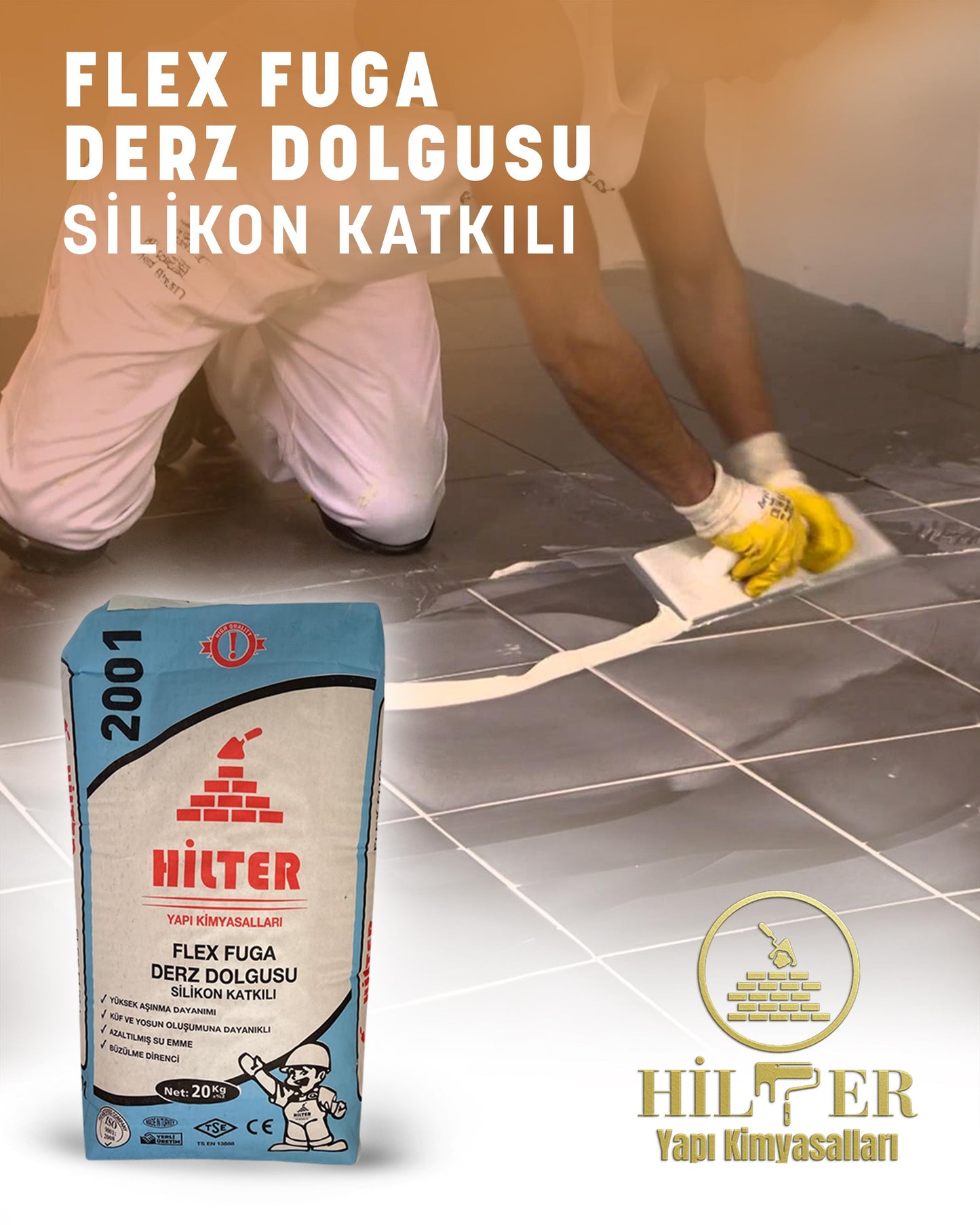 Hilter Flex Fuga Derz Dolgusu Silikon Katkılı