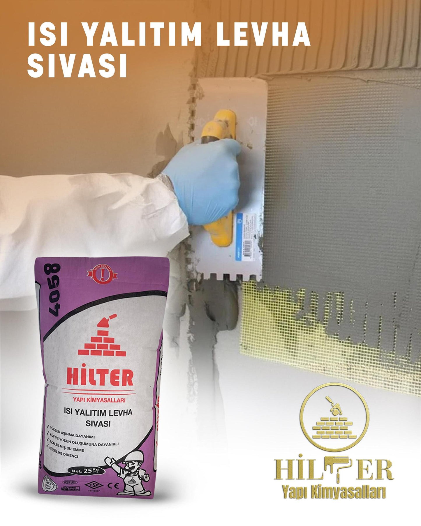 Hilter Isı Yalıtım Levha Sıvası